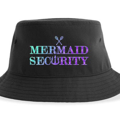 Mermaid Security Funny Sustainable Bucket Hat