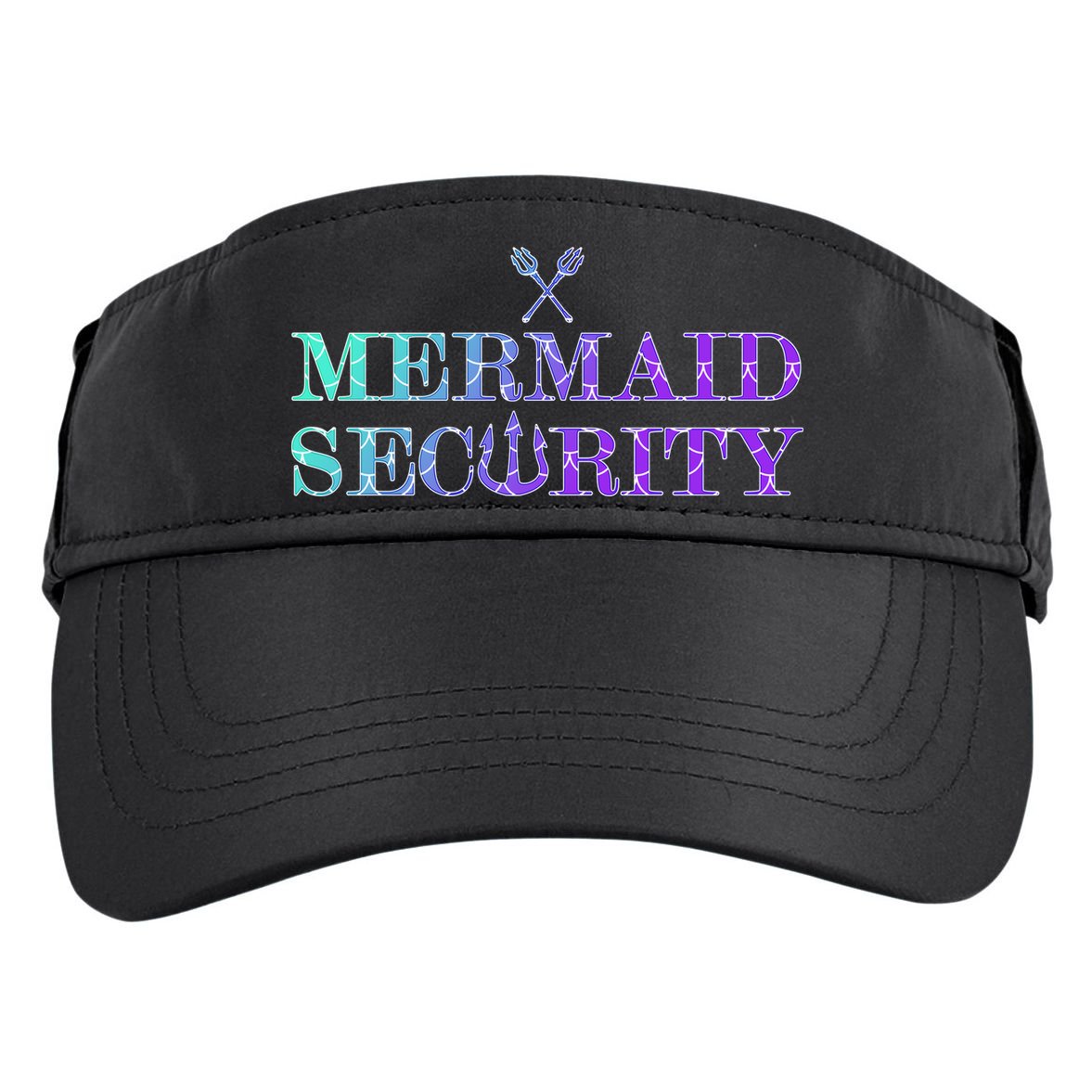 Mermaid Security Funny Adult Drive Performance Visor