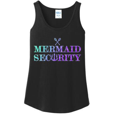 Mermaid Security Funny Ladies Essential Tank