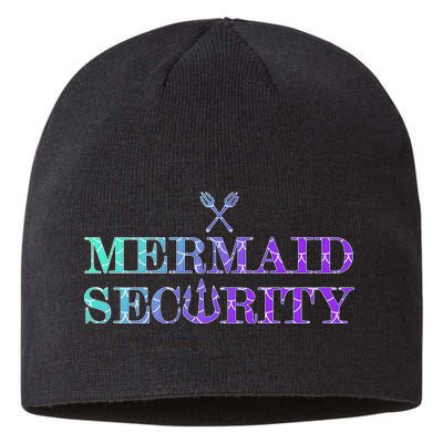 Mermaid Security Funny Sustainable Beanie