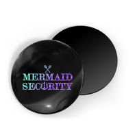 Mermaid Security Funny Magnet