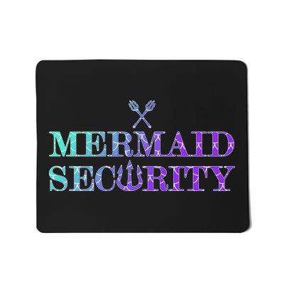 Mermaid Security Funny Mousepad