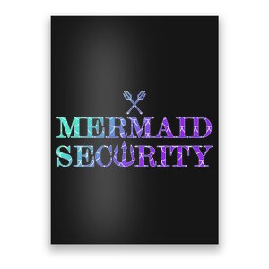 Mermaid Security Funny Poster