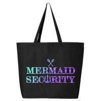 Mermaid Security Funny 25L Jumbo Tote