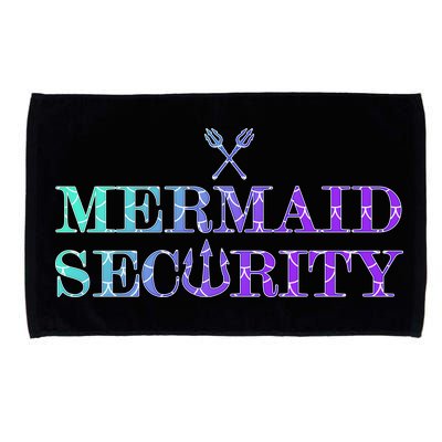 Mermaid Security Funny Microfiber Hand Towel