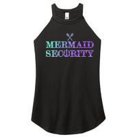 Mermaid Security Funny Women's Perfect Tri Rocker Tank