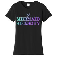 Mermaid Security Funny Women's T-Shirt