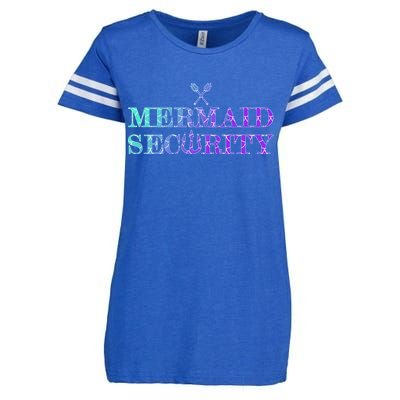 Mermaid Security Funny Enza Ladies Jersey Football T-Shirt