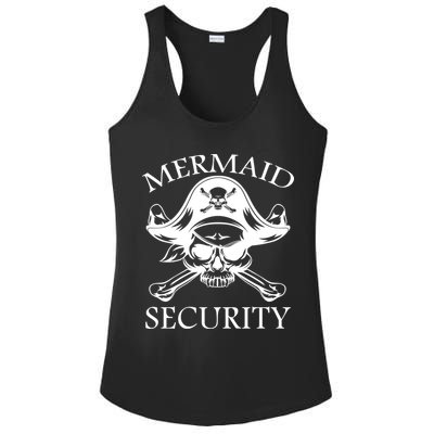 Mermaid Security Pirate Skull Ladies PosiCharge Competitor Racerback Tank