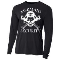 Mermaid Security Pirate Skull Cooling Performance Long Sleeve Crew