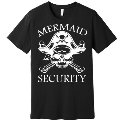 Mermaid Security Pirate Skull Premium T-Shirt