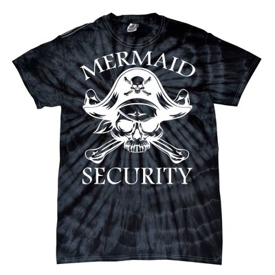 Mermaid Security Pirate Skull Tie-Dye T-Shirt