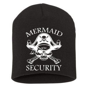 Mermaid Security Pirate Skull Short Acrylic Beanie