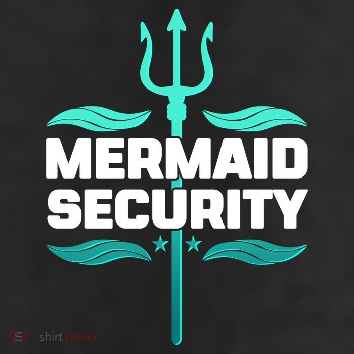 Mermaid Security Trident Garment-Dyed Heavyweight T-Shirt