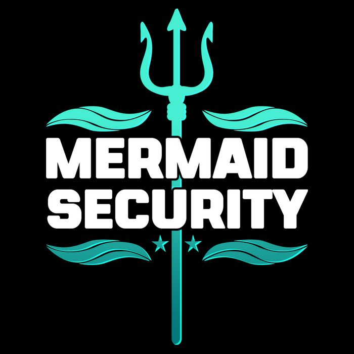 Mermaid Security Trident Apron