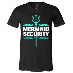 Mermaid Security Trident V-Neck T-Shirt