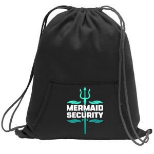 Mermaid Security Trident Sweatshirt Cinch Pack Bag