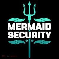 Mermaid Security Trident Button