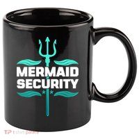 Mermaid Security Trident 11oz C Handle Ceramic Mug
