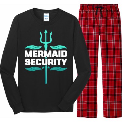 Mermaid Security Trident Long Sleeve Pajama Set