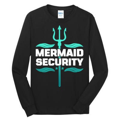 Mermaid Security Trident Tall Long Sleeve T-Shirt