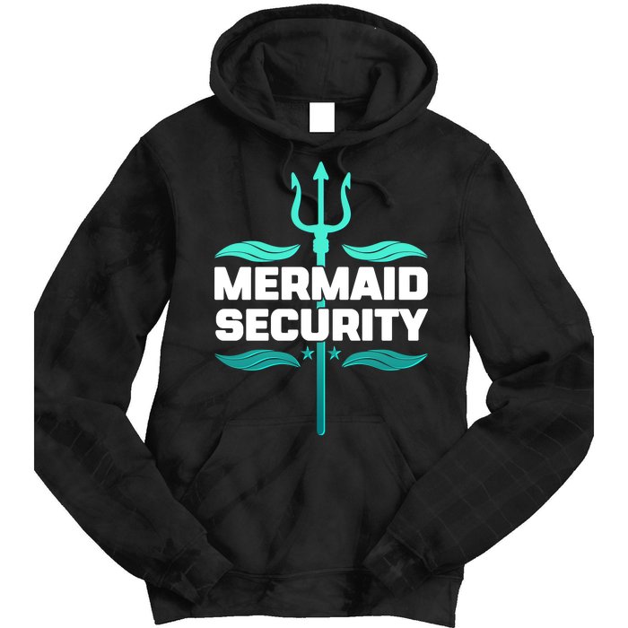 Mermaid Security Trident Tie Dye Hoodie