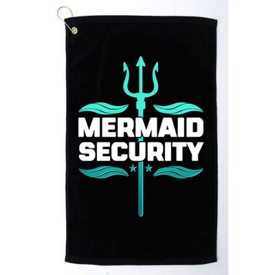 Mermaid Security Trident Golf Towel