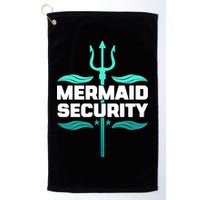 Mermaid Security Trident Golf Towel
