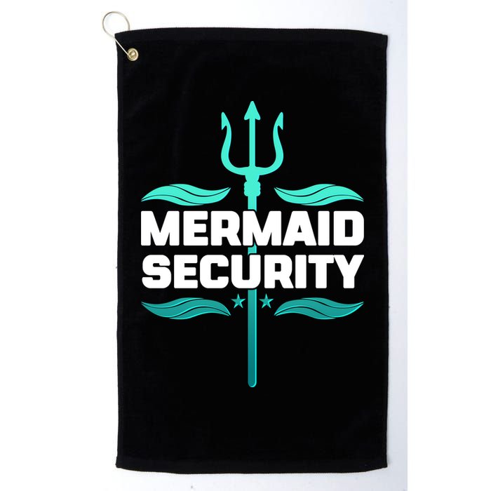 Mermaid Security Trident Golf Towel