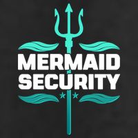 Mermaid Security Trident Golf Towel