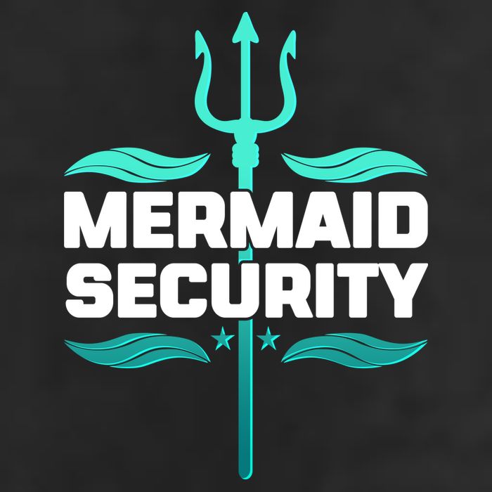 Mermaid Security Trident Golf Towel