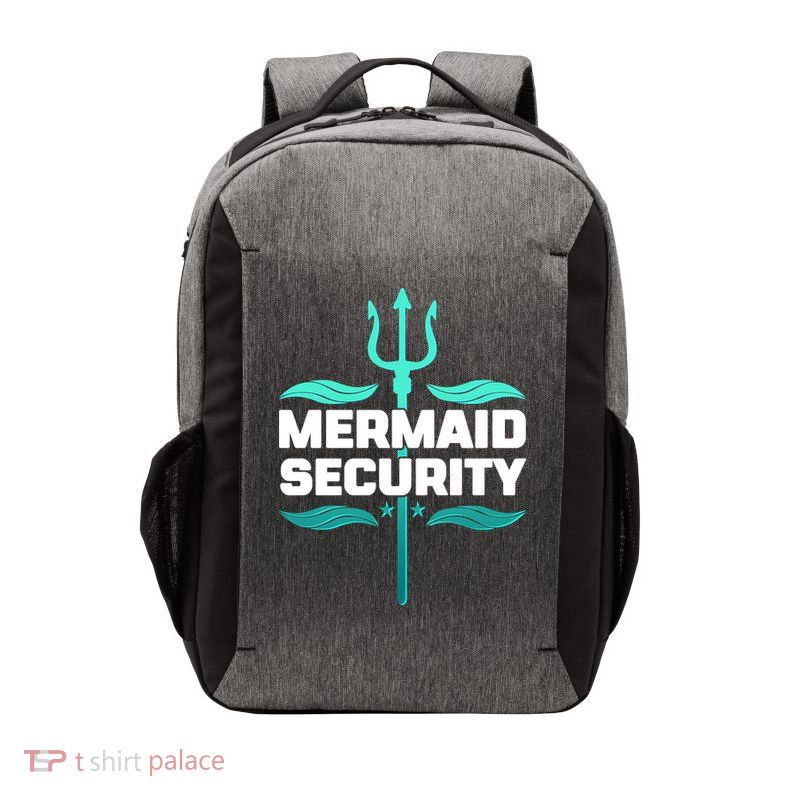 Mermaid Security Trident Vector Backpack