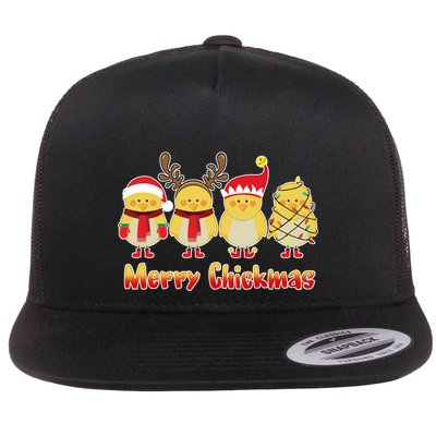 Merry Chickmas Flatbill Hat