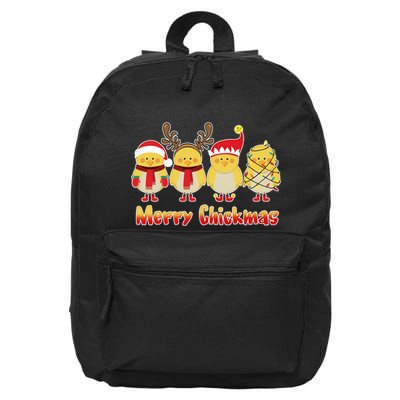 Merry Chickmas 16 in Basic Backpack