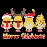 Merry Chickmas Womens Tank Top