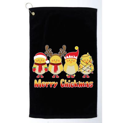 Merry Chickmas Golf Towel