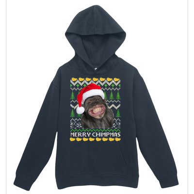 Merry Chimpmas Monkey Ugly Christmas Sweater Urban Pullover Hoodie