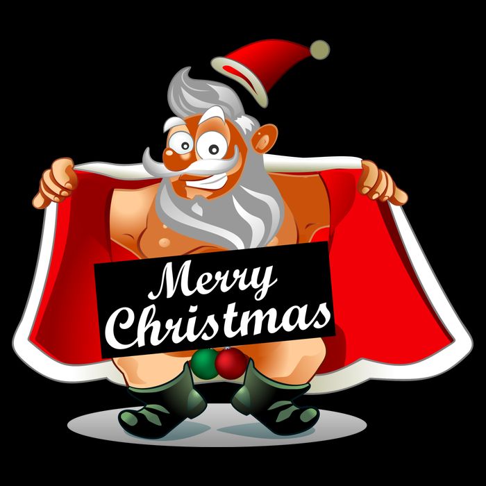 Merry Chrismas X-Mas Santa Bells City Backpack
