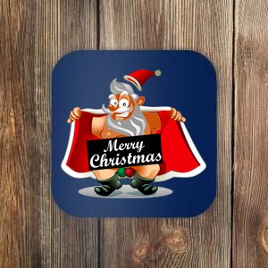 Merry Chrismas X-Mas Santa Bells Coaster