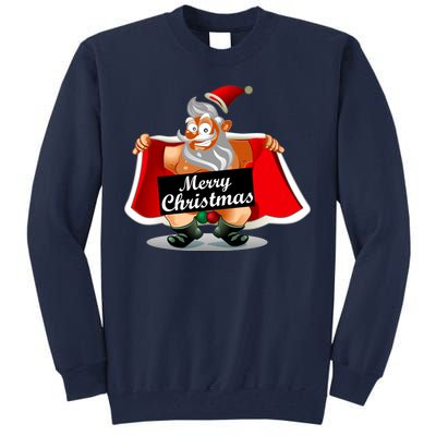 Merry Chrismas X-Mas Santa Bells Tall Sweatshirt