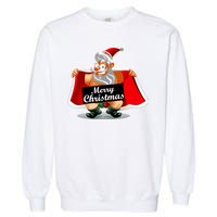 Merry Chrismas X-Mas Santa Bells Garment-Dyed Sweatshirt