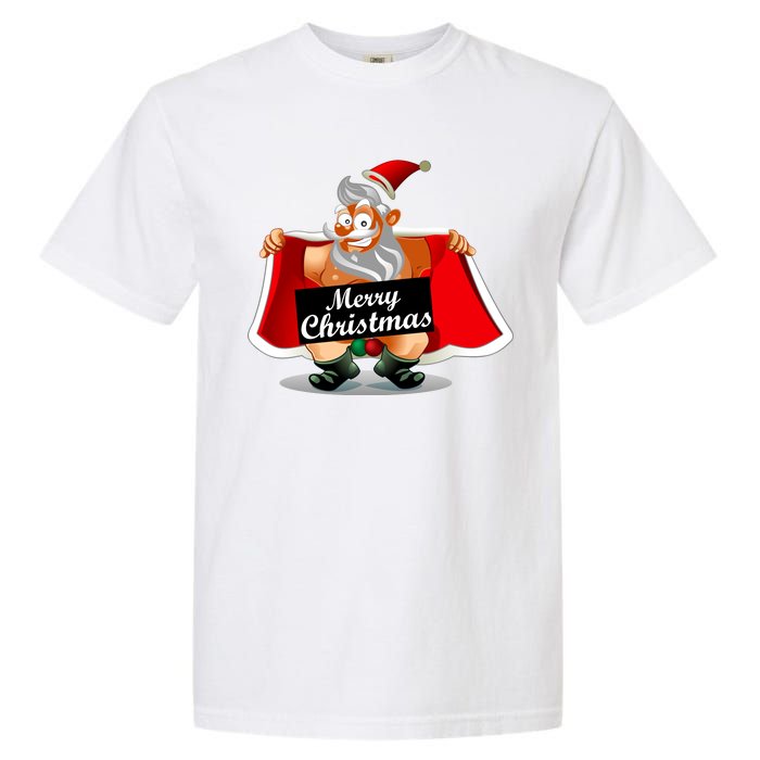 Merry Chrismas X-Mas Santa Bells Garment-Dyed Heavyweight T-Shirt