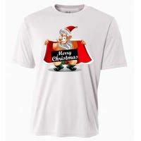 Merry Chrismas X-Mas Santa Bells Cooling Performance Crew T-Shirt