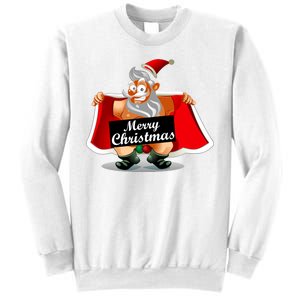 Merry Chrismas X-Mas Santa Bells Sweatshirt