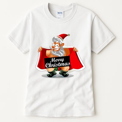 Merry Chrismas X-Mas Santa Bells Tall T-Shirt