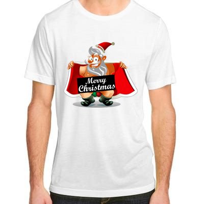 Merry Chrismas X-Mas Santa Bells Adult ChromaSoft Performance T-Shirt