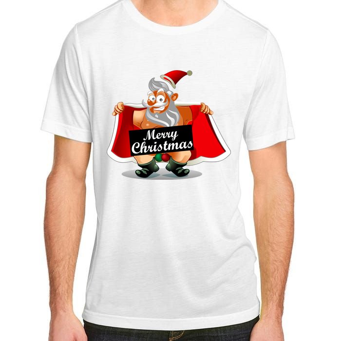 Merry Chrismas X-Mas Santa Bells Adult ChromaSoft Performance T-Shirt