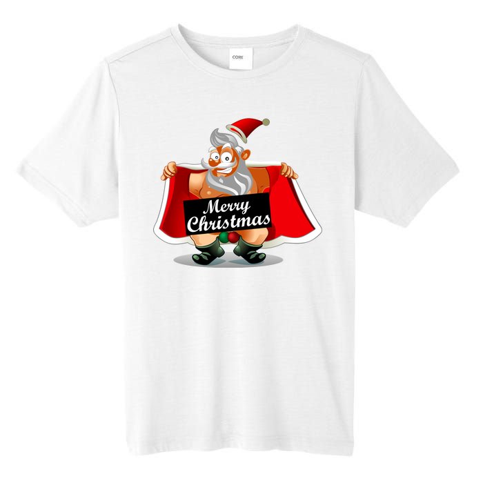 Merry Chrismas X-Mas Santa Bells Tall Fusion ChromaSoft Performance T-Shirt