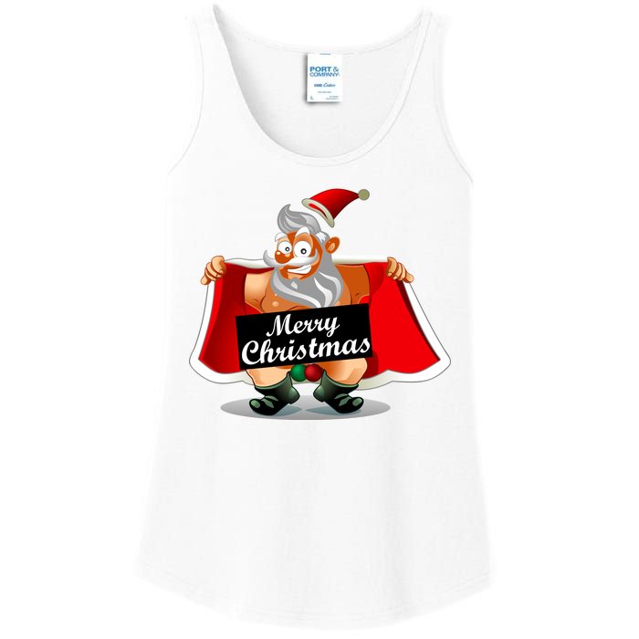 Merry Chrismas X-Mas Santa Bells Ladies Essential Tank