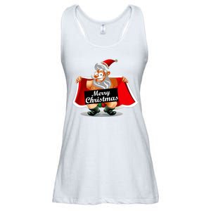 Merry Chrismas X-Mas Santa Bells Ladies Essential Flowy Tank